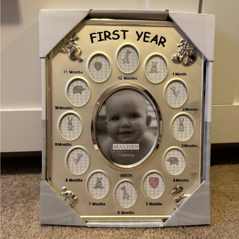 First year picture frame